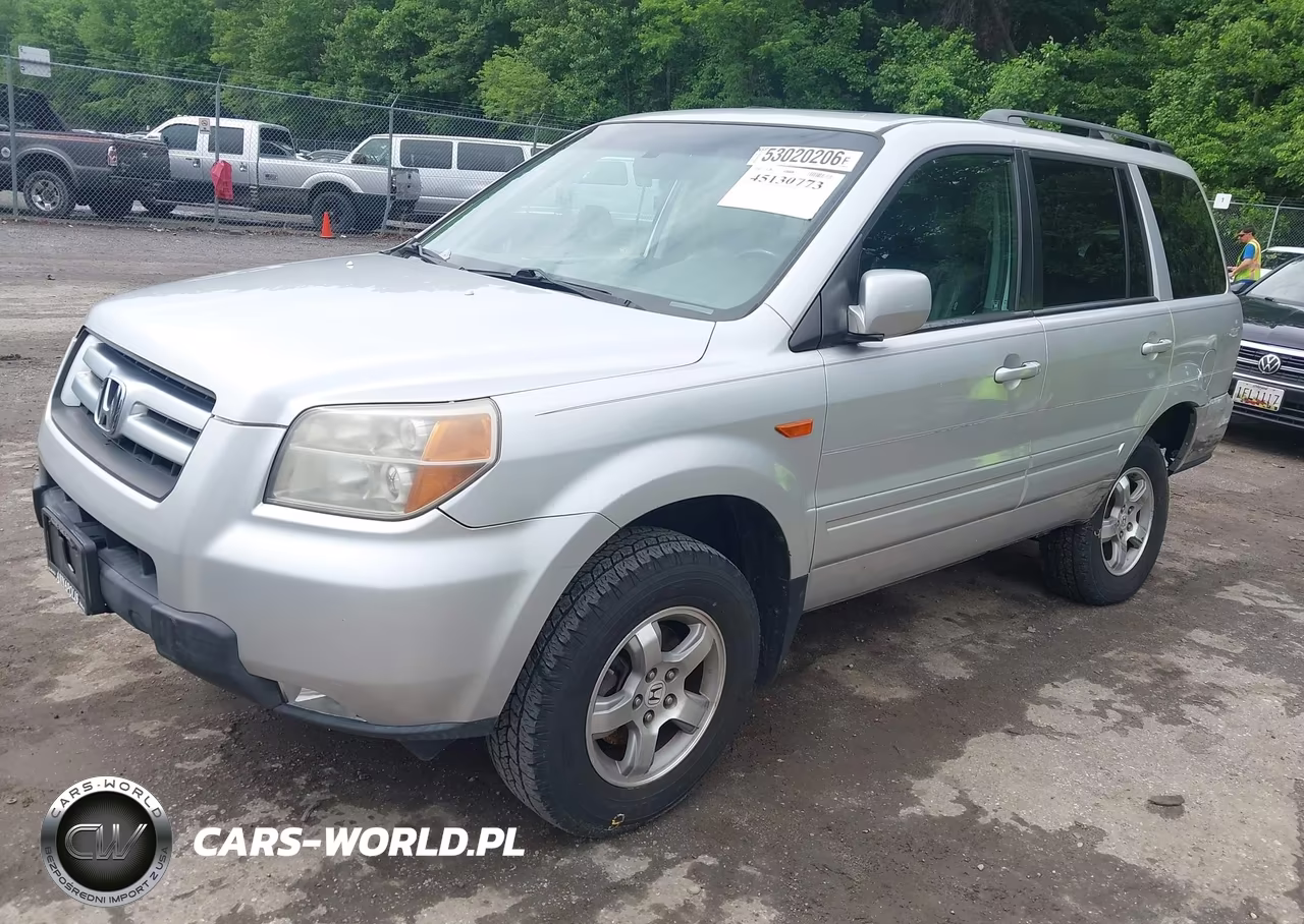 2007 Honda Pilot Ex-L VIN:5FNYF28547B043913 - 2