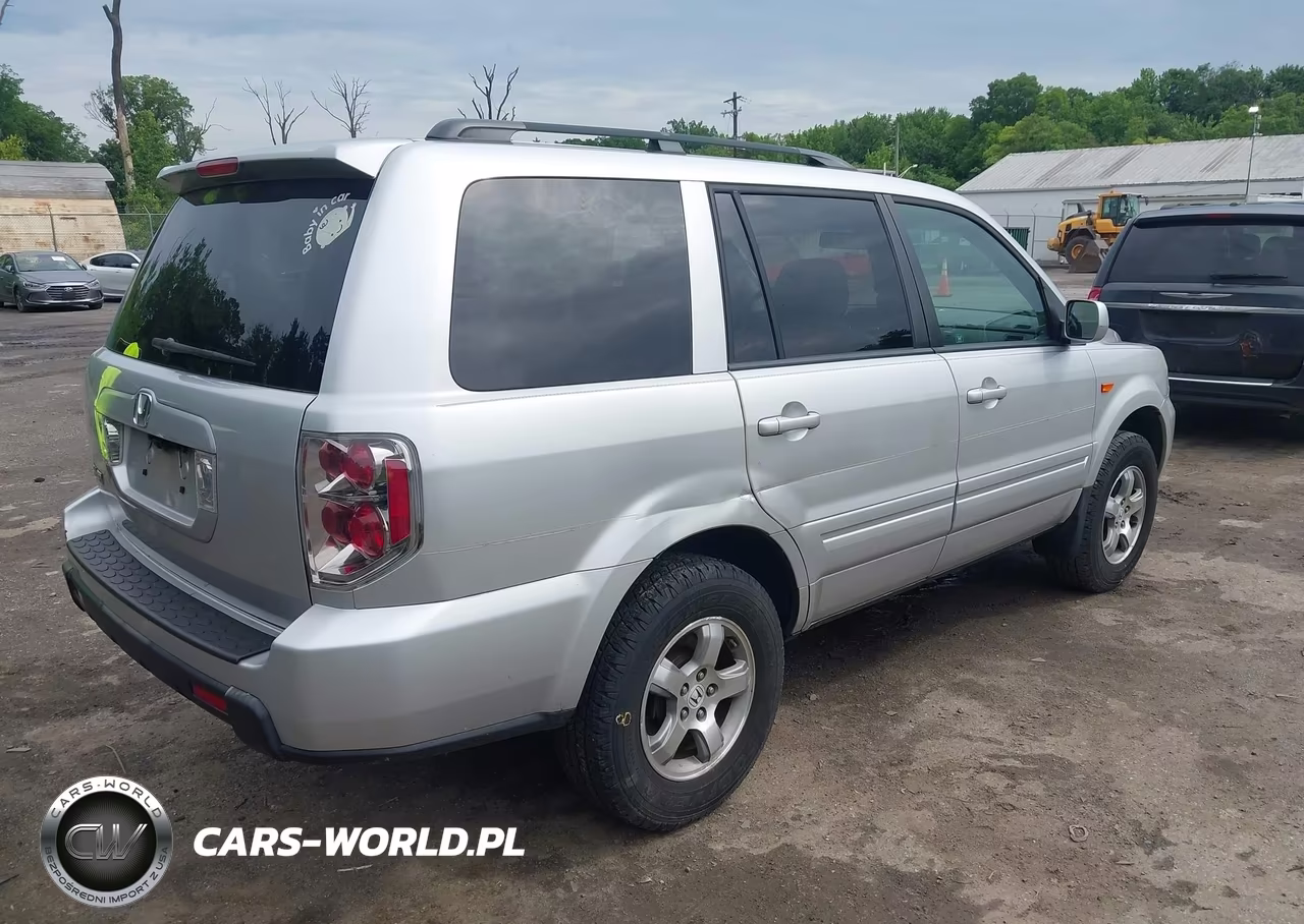 2007 Honda Pilot Ex-L VIN:5FNYF28547B043913 - 4