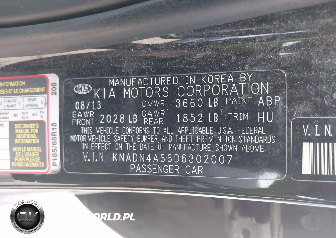 2013 Kia Rio Ex VIN:KNADN4A36D6302007 - 9