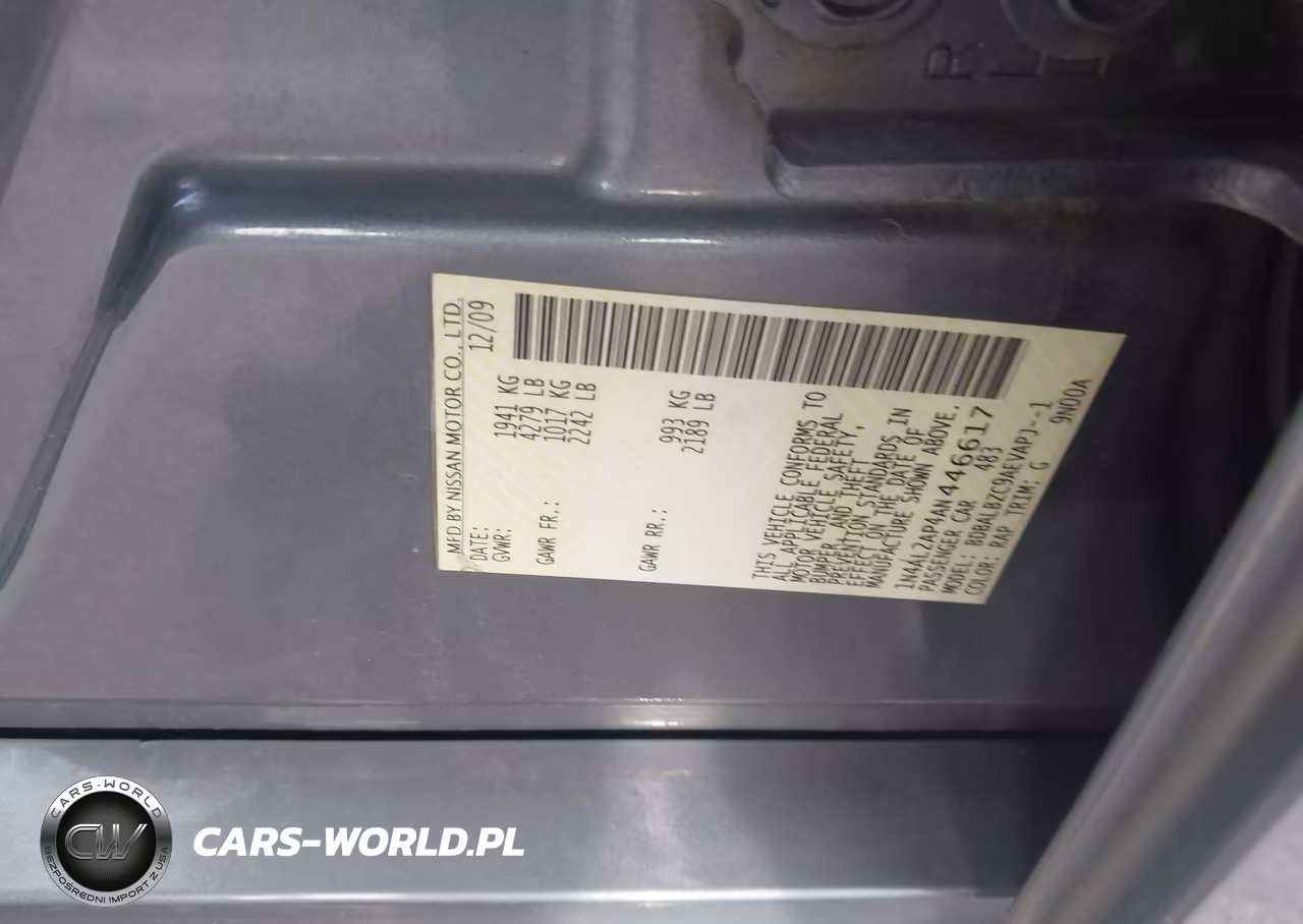 2010 Nissan Altima 2.5 S VIN:1N4AL2AP4AN446617 - 9