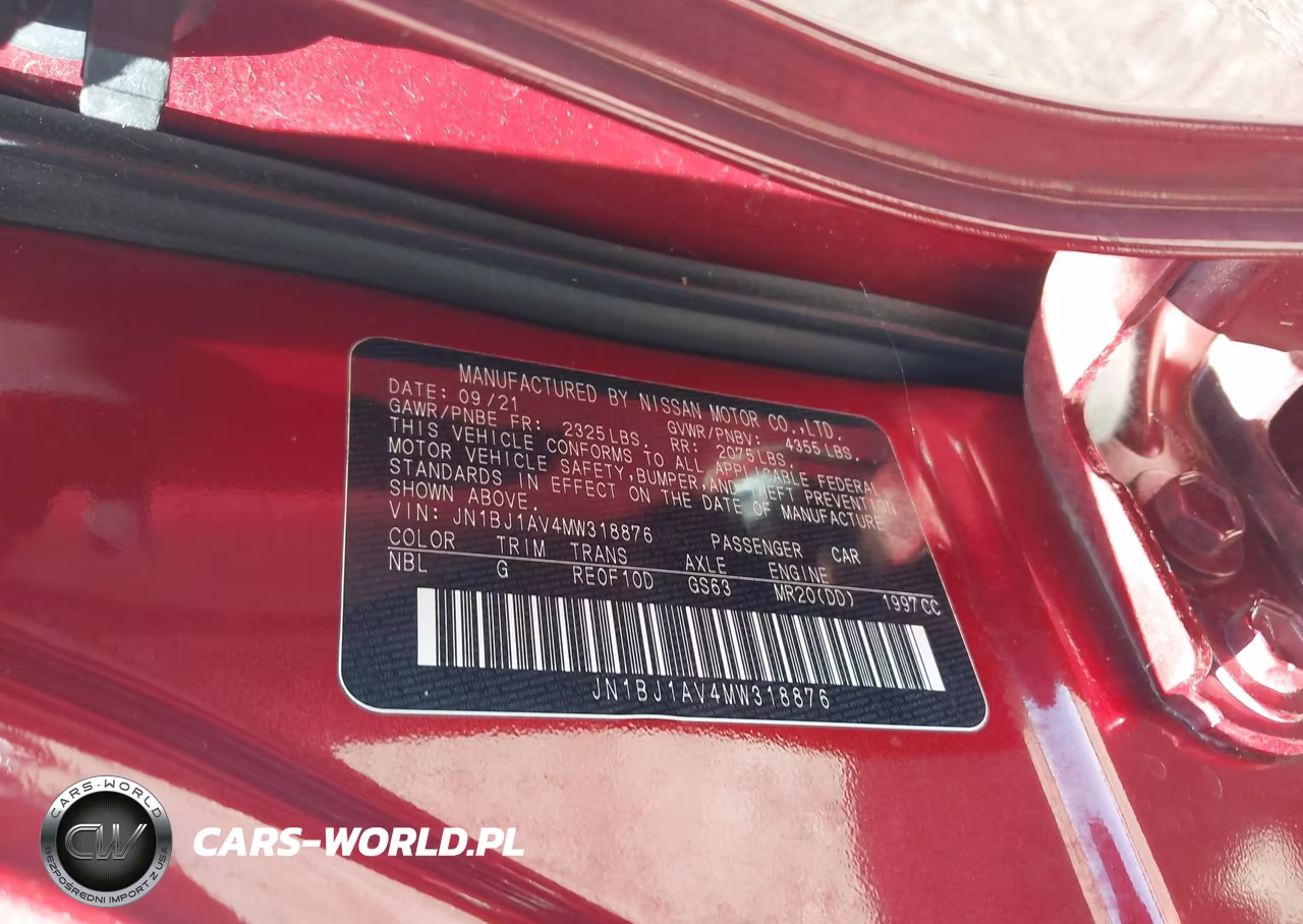 2021 Nissan Rogue Sport S Fwd Xtronic Cvt VIN:JN1BJ1AV4MW318876 - 9
