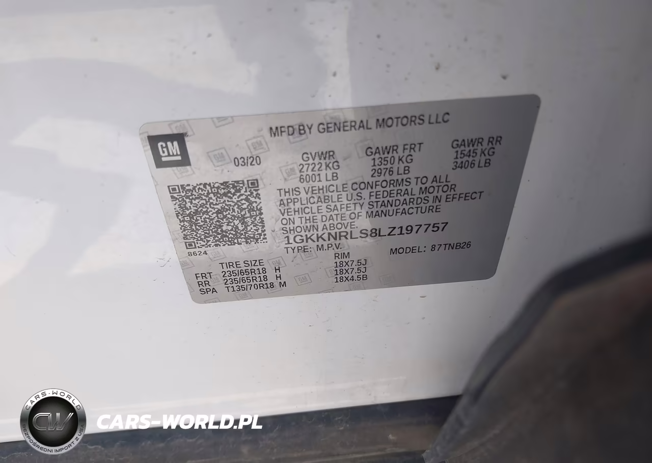2020 GMC Acadia Fwd Sle VIN:1GKKNRLS8LZ197757 - 9
