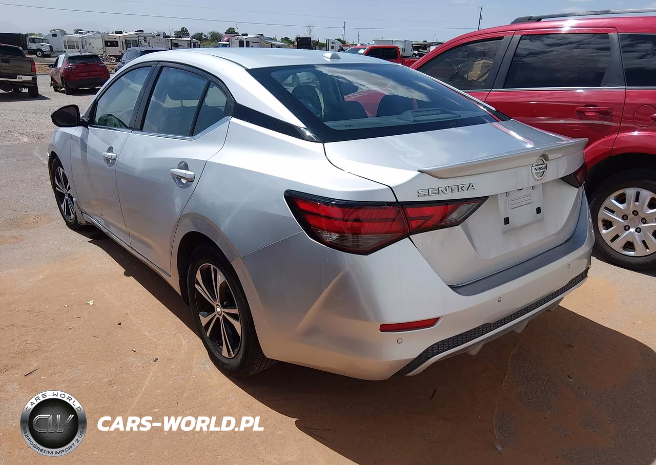 2020 Nissan Sentra Sv Xtronic Cvt VIN:3N1AB8CV5LY260489 - 3