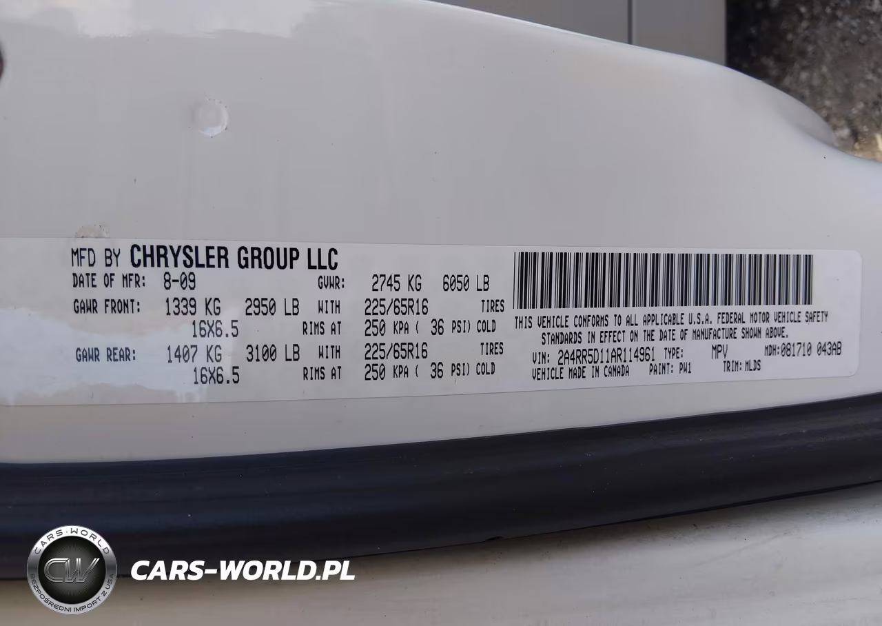2010 Chrysler Town & Country Touring VIN:2A4RR5D11AR114961 - 9