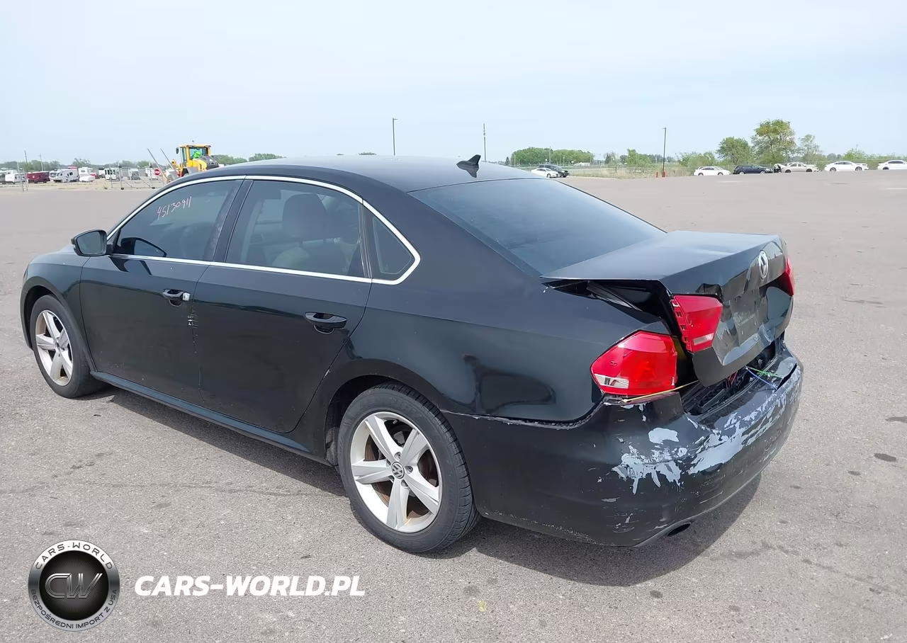 2013 Volkswagen Passat 2.5L Se VIN:1VWBH7A30DC103603 - 3