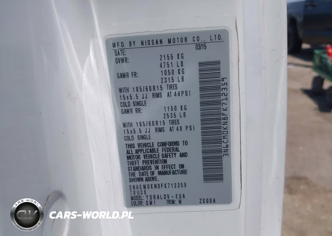 2015 Nissan Nv200 S VIN:3N6CM0KN8FK712359 - 9
