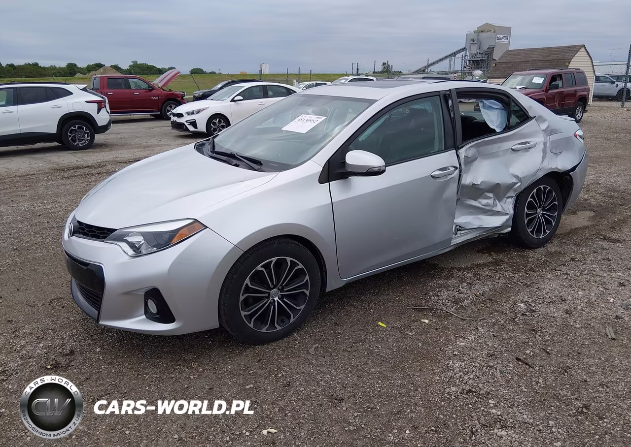2015 Toyota Corolla S Plus VIN:5YFBURHEXFP191152 - 2