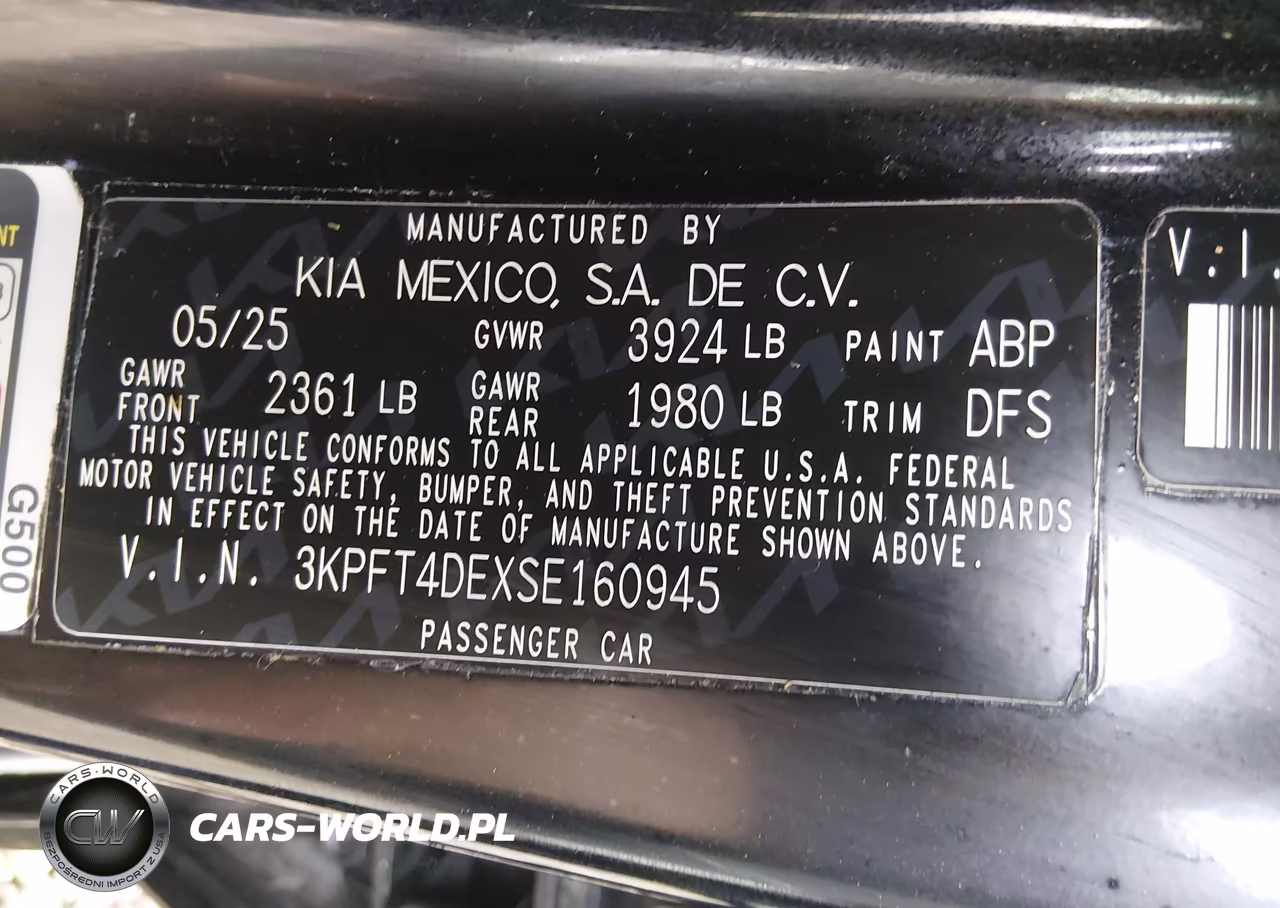 2025 Kia K4 Lxs VIN:3KPFT4DEXSE160945 - 9