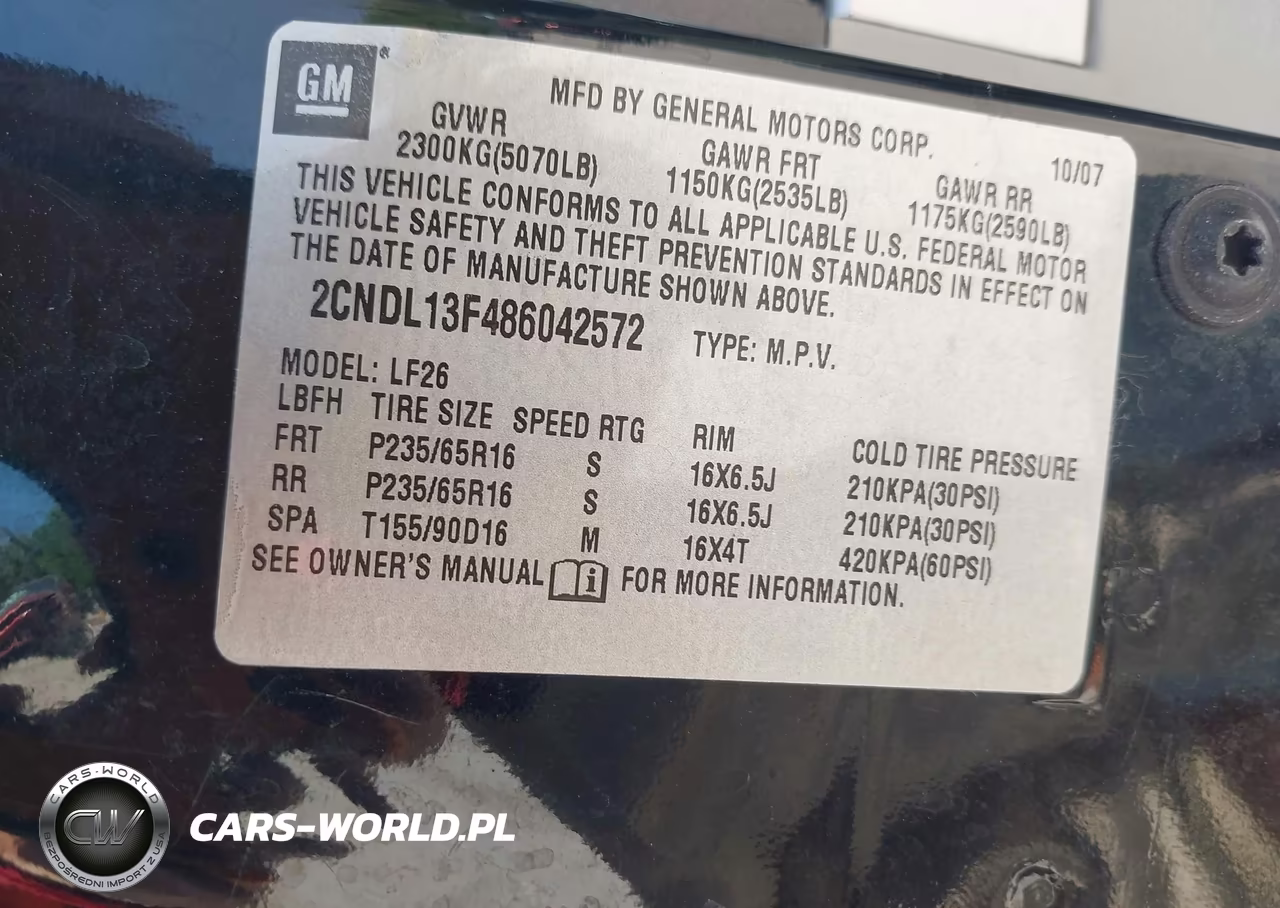 2008 Chevrolet Equinox Ls VIN:2CNDL13F486042572 - 9