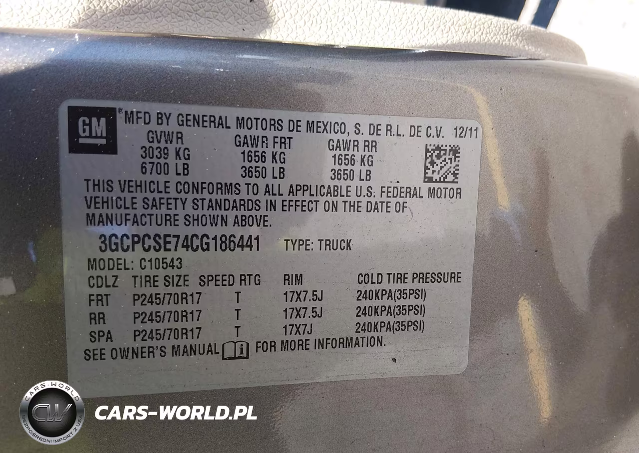 2012 Chevrolet Silverado 1500 Xtra Fuel Economy VIN:3GCPCSE74CG186441 - 9