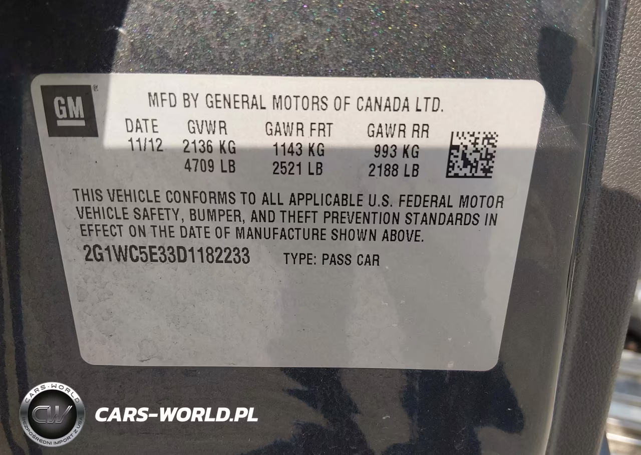 2013 Chevrolet Impala Ltz VIN:2G1WC5E33D1182233 - 9