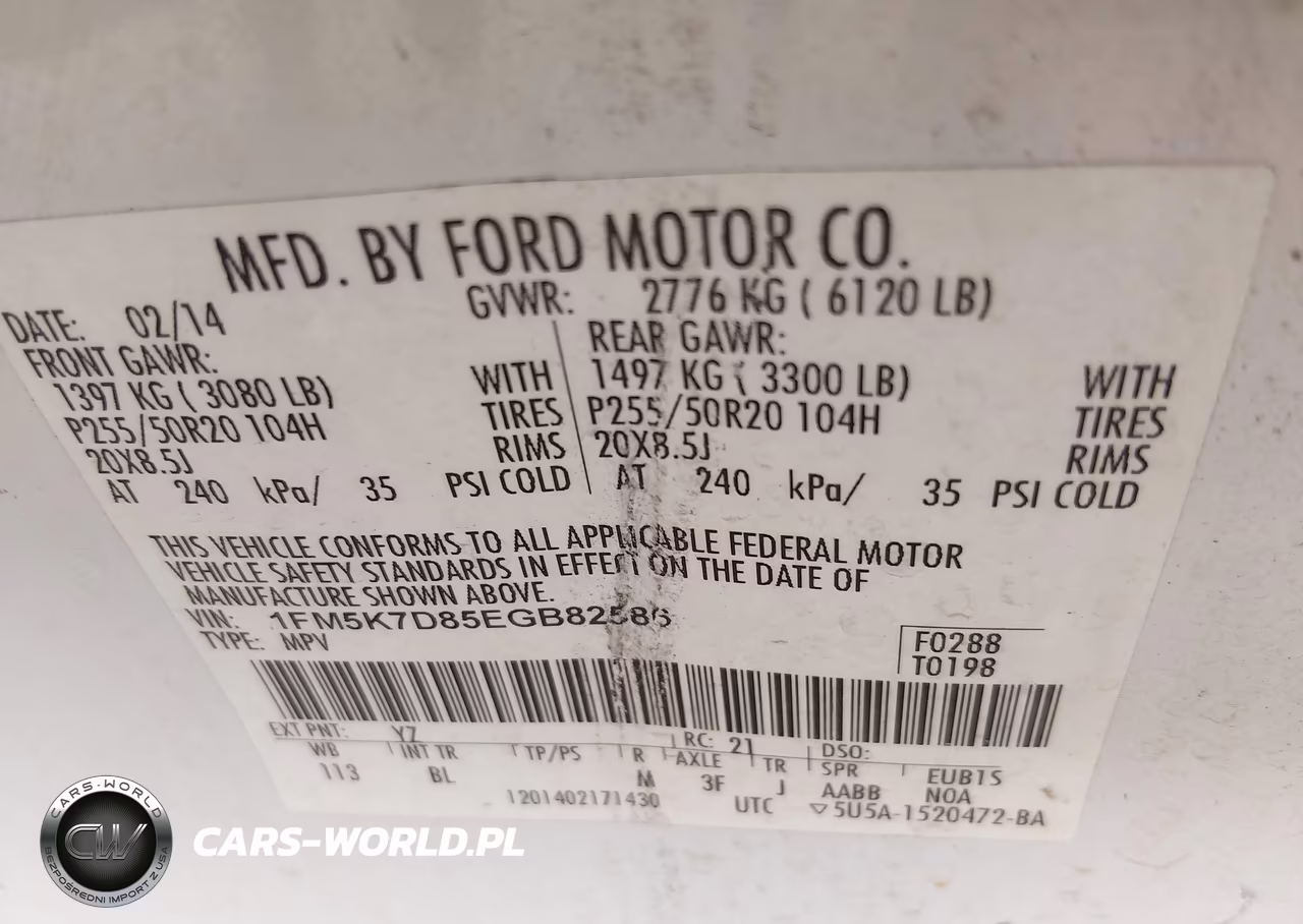 2014 Ford Explorer Xlt VIN:1FM5K7D85EGB82586 - 9