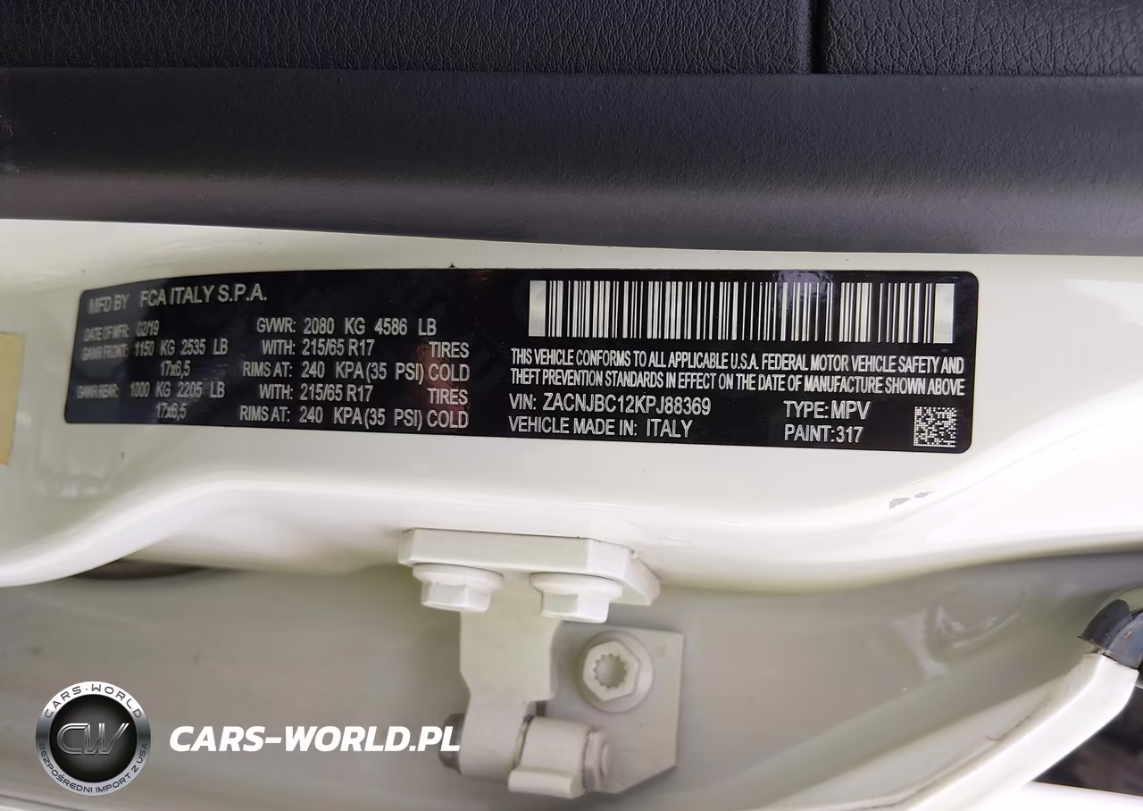 2019 Jeep Renegade Trailhawk 4X4 VIN:ZACNJBC12KPJ88369 - 9