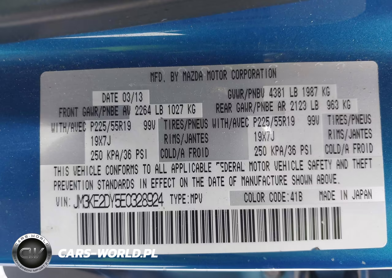 2014 Mazda Cx-5 Grand Touring VIN:JM3KE2DY5E0328924 - 9