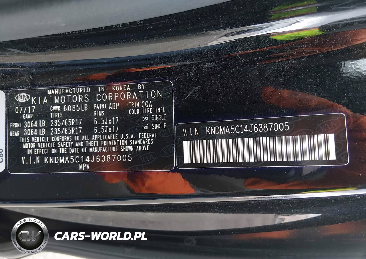 2018 Kia Sedona L VIN:KNDMA5C14J6387005 - 9