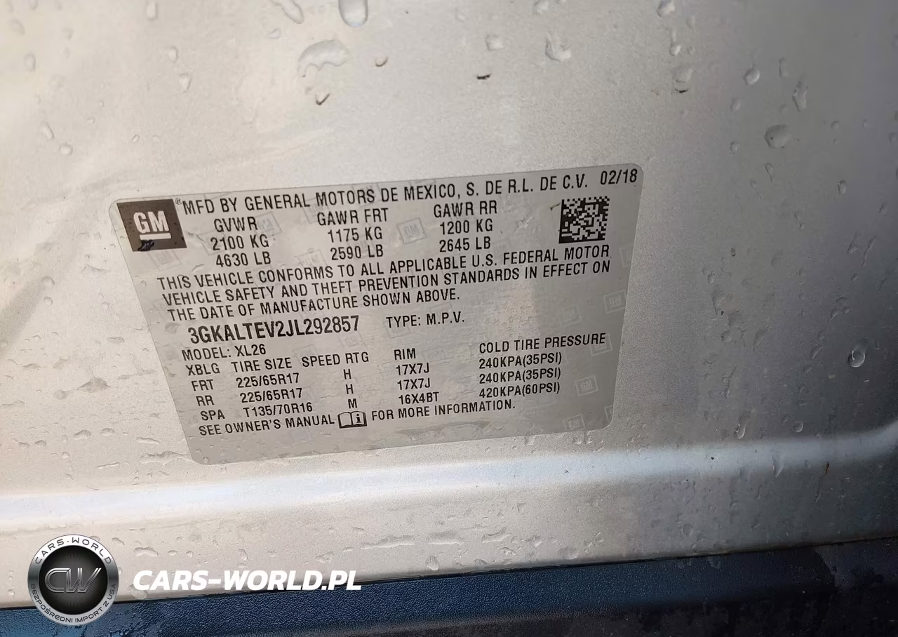 2018 GMC Terrain Sle VIN:3GKALTEV2JL292857 - 9