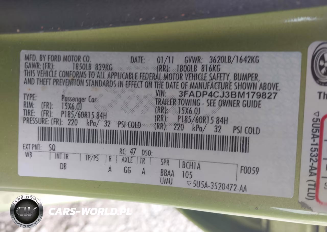 2011 Ford Fiesta Sel VIN:3FADP4CJ3BM179827 - 9