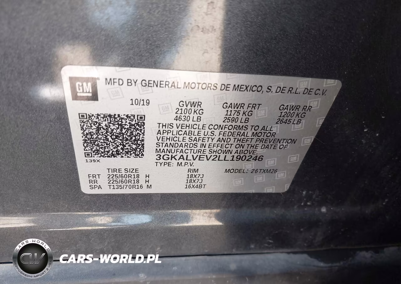 2020 GMC Terrain Awd Slt VIN:3GKALVEV2LL190246 - 9