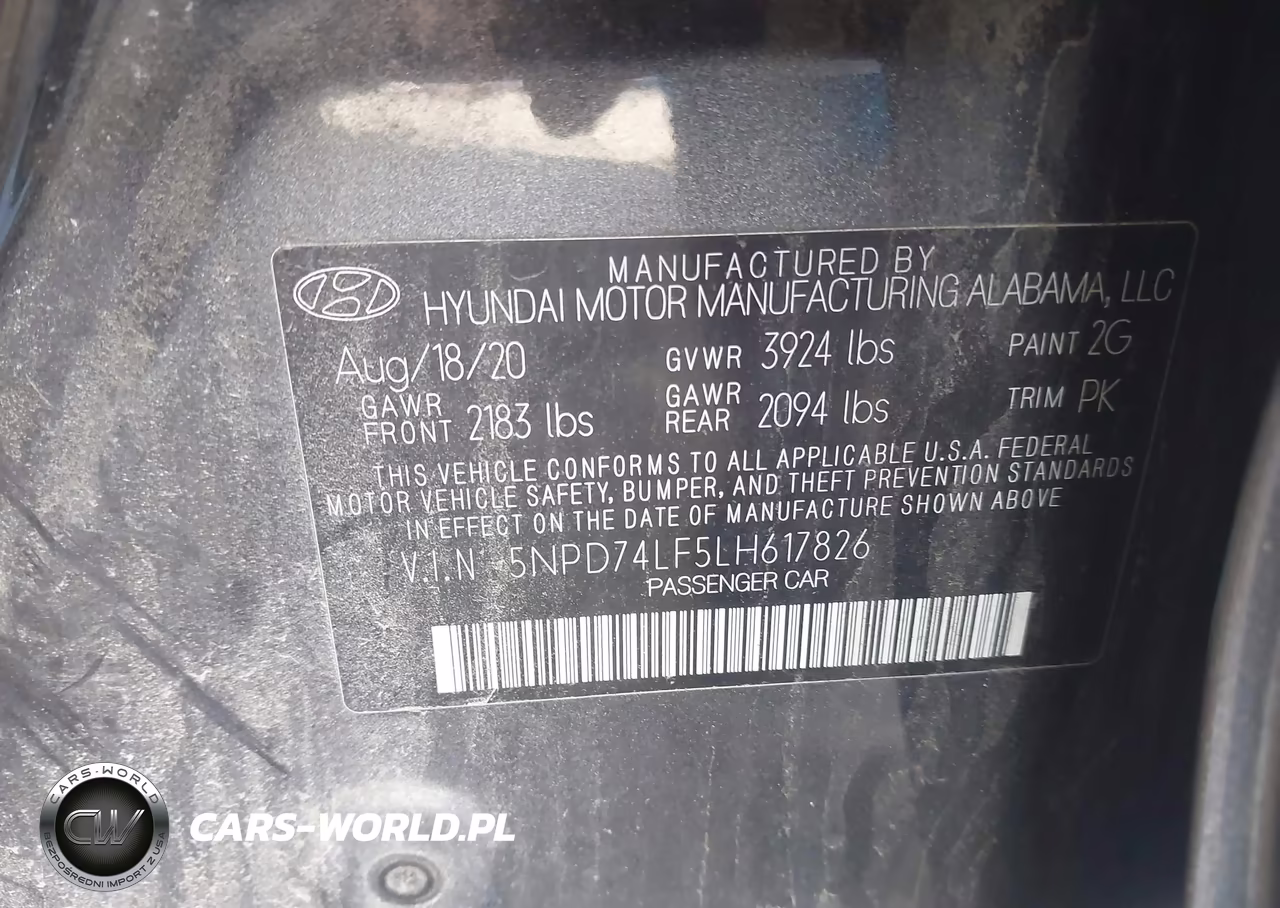 2020 Hyundai Elantra Se VIN:5NPD74LF5LH617826 - 9