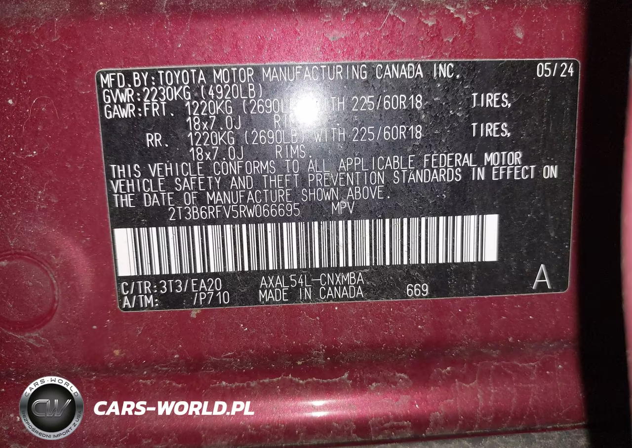 2024 Toyota Rav4 Hybrid Xle Premium VIN:2T3B6RFV5RW066695 - 9