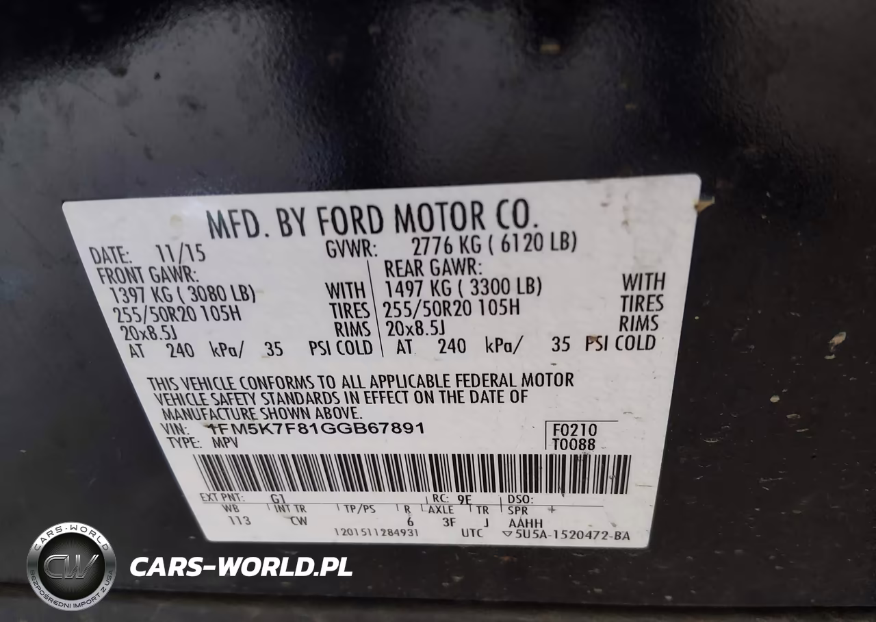 2016 Ford Explorer Limited VIN:1FM5K7F81GGB67891 - 9