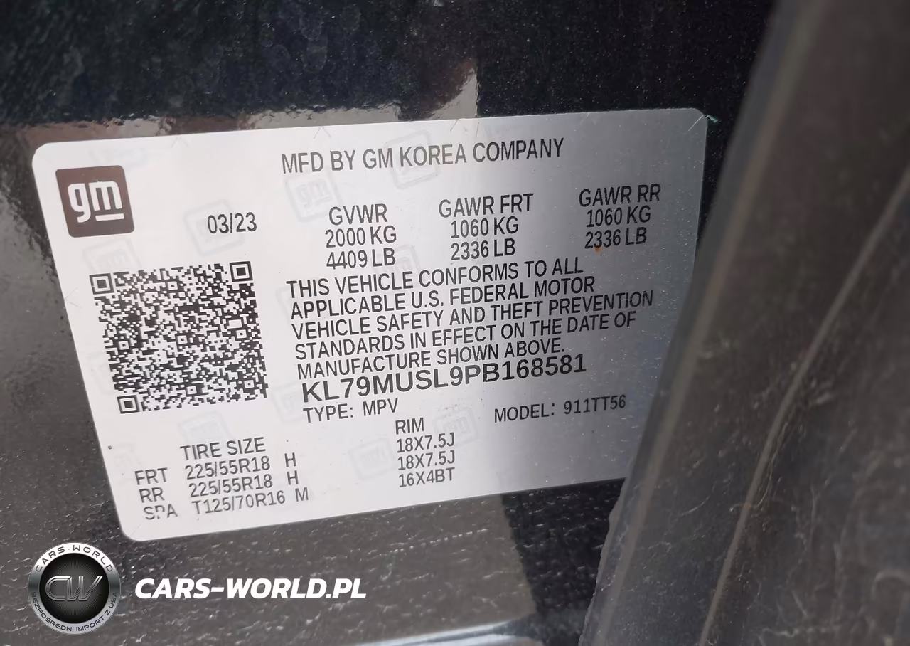 2023 Chevrolet Trailblazer Awd Rs VIN:KL79MUSL9PB168581 - 9