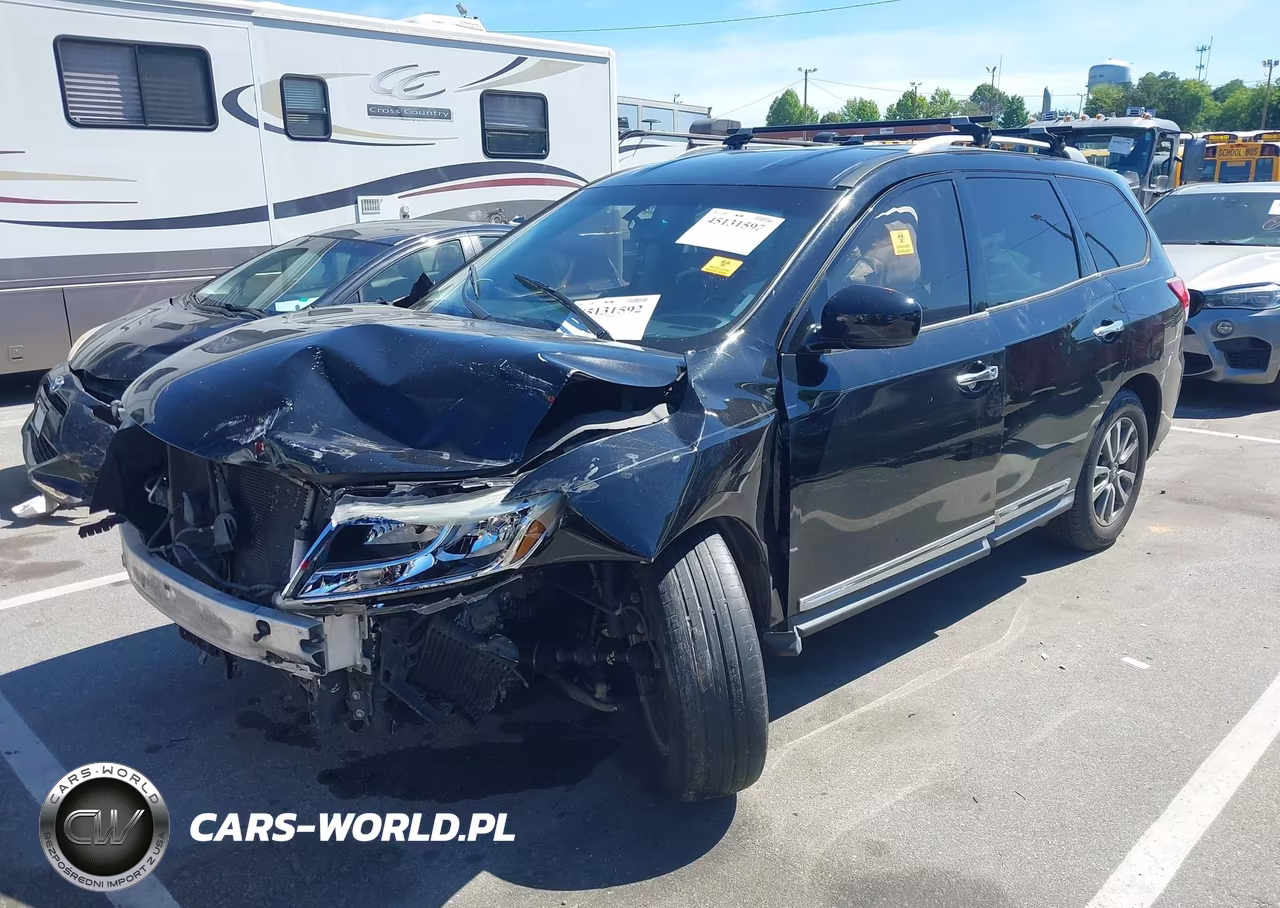 2014 Nissan Pathfinder Sl VIN:5N1AR2MNXEC617080 - 2