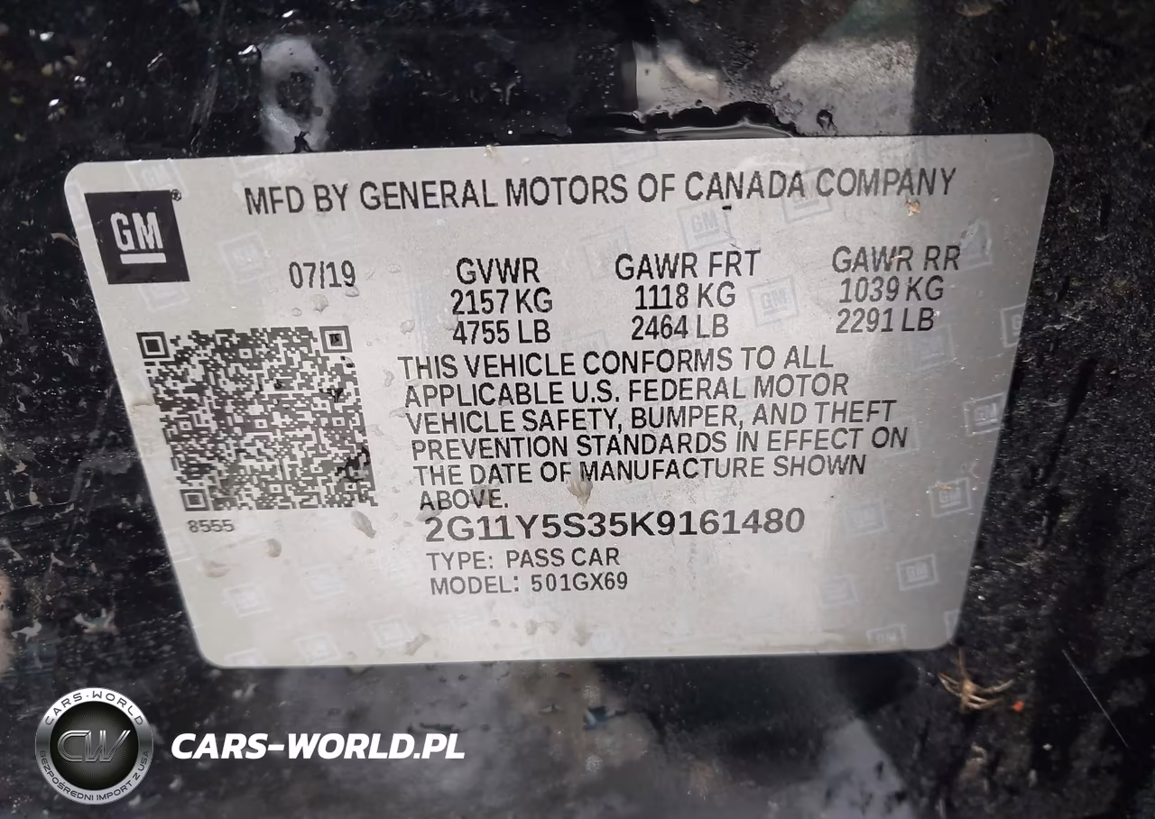 2019 Chevrolet Impala Ls VIN:2G11Y5S35K9161480 - 9