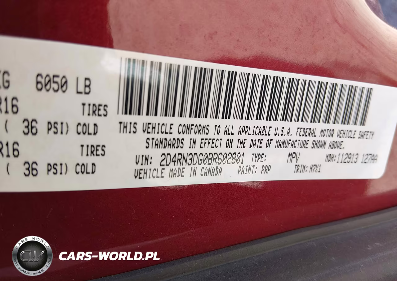 2011 Dodge Grand Caravan Mainstreet VIN:2D4RN3DG0BR602801 - 9