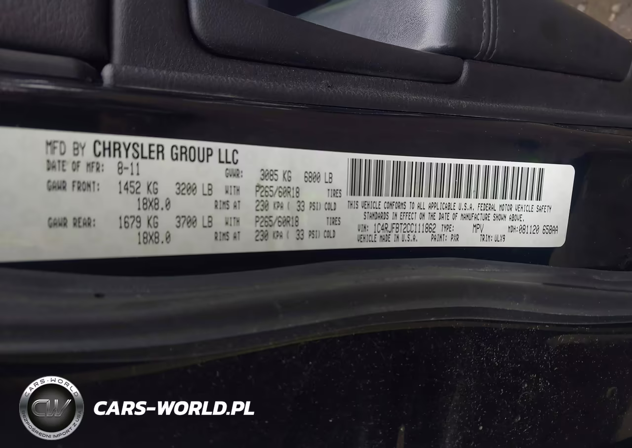 2012 Jeep Grand Cherokee Limited VIN:1C4RJFBT2CC111862 - 9