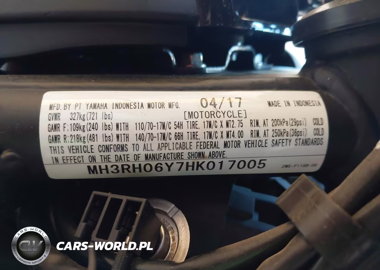 2017 Yamaha Yzfr3 VIN:MH3RH06Y7HK017005 - 10
