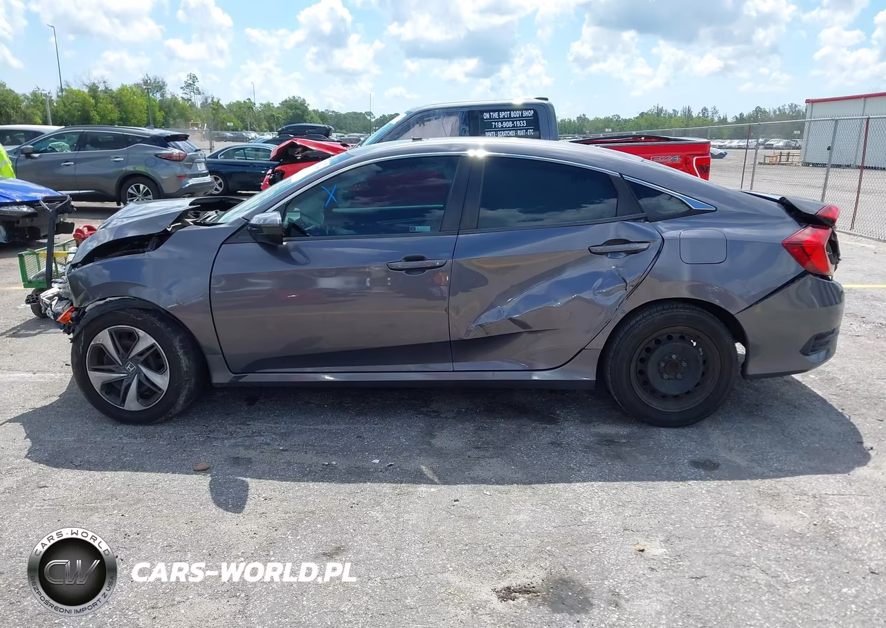 2020 Honda Civic Lx VIN:19XFC2F61LE005597 - 15