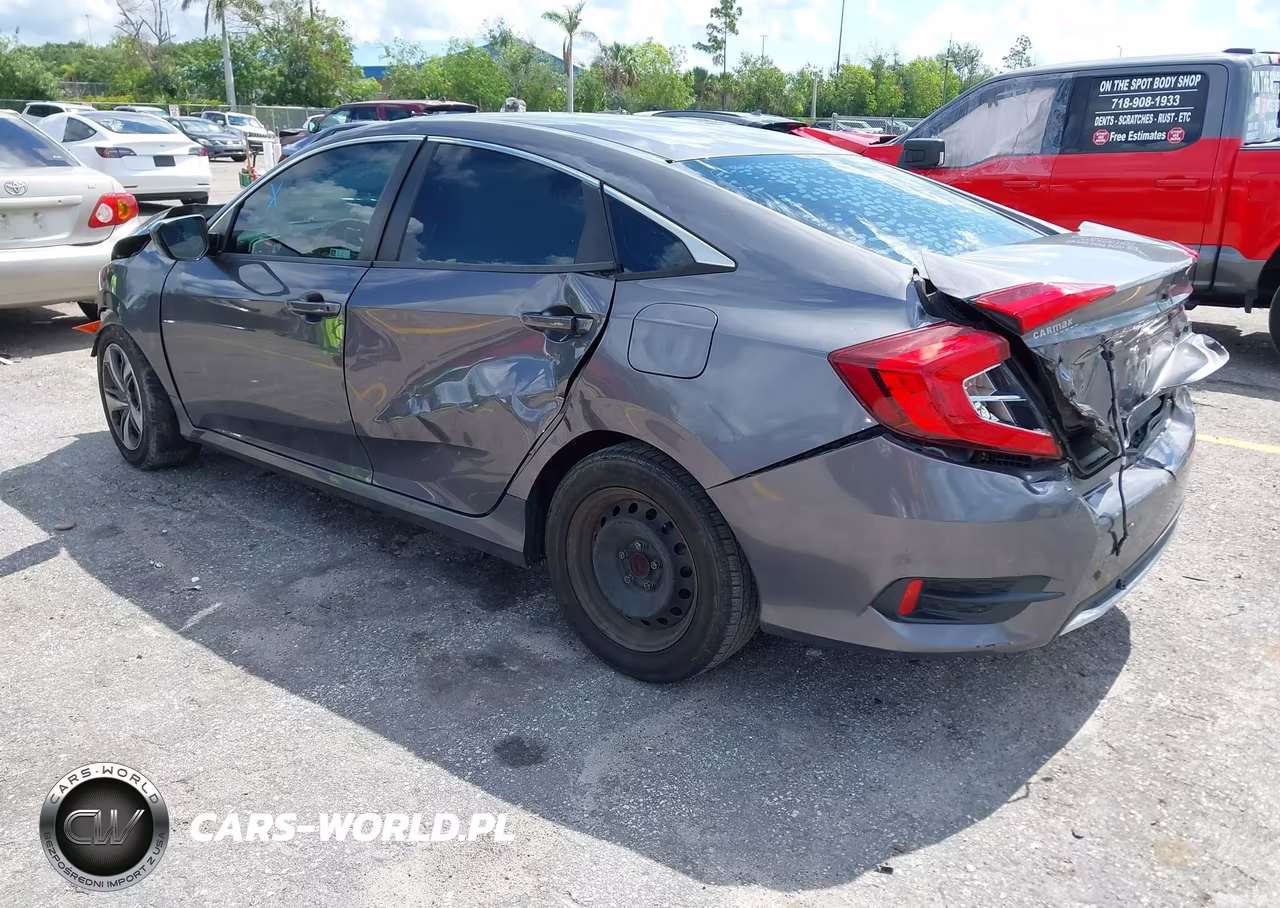 2020 Honda Civic Lx VIN:19XFC2F61LE005597 - 3