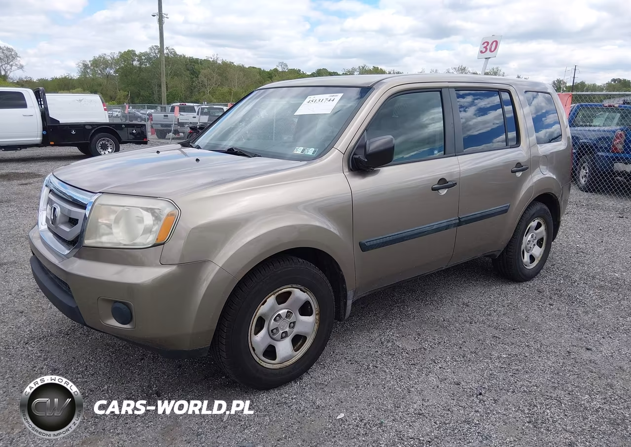 2009 Honda Pilot Lx VIN:5FNYF48289B051842 - 2