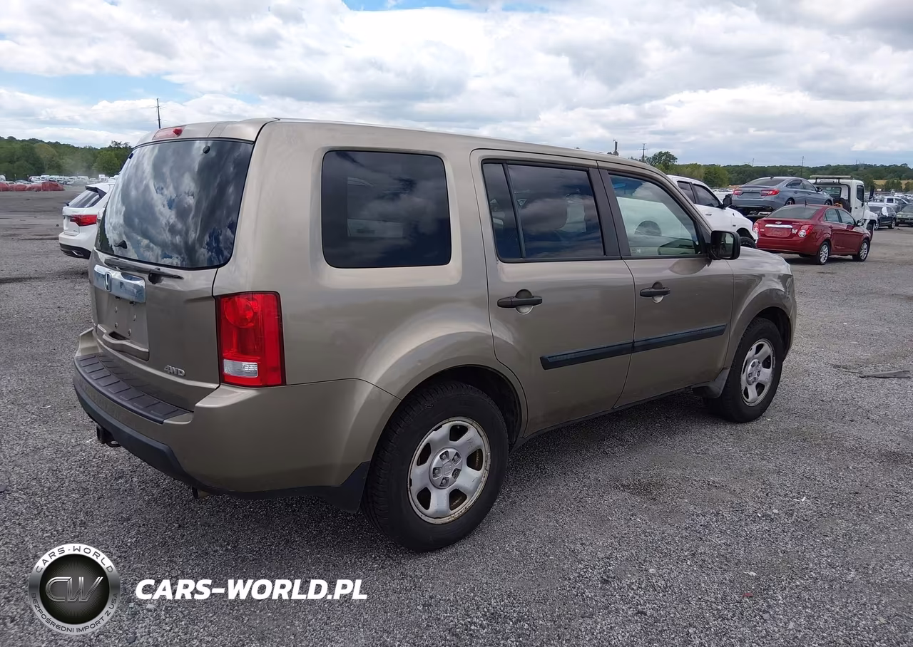 2009 Honda Pilot Lx VIN:5FNYF48289B051842 - 4