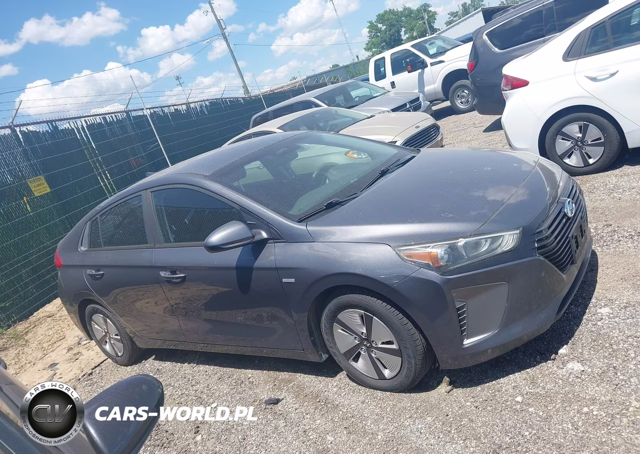 2018 Hyundai Ioniq Hybrid Blue VIN:KMHC65LCXJU076023 - 13