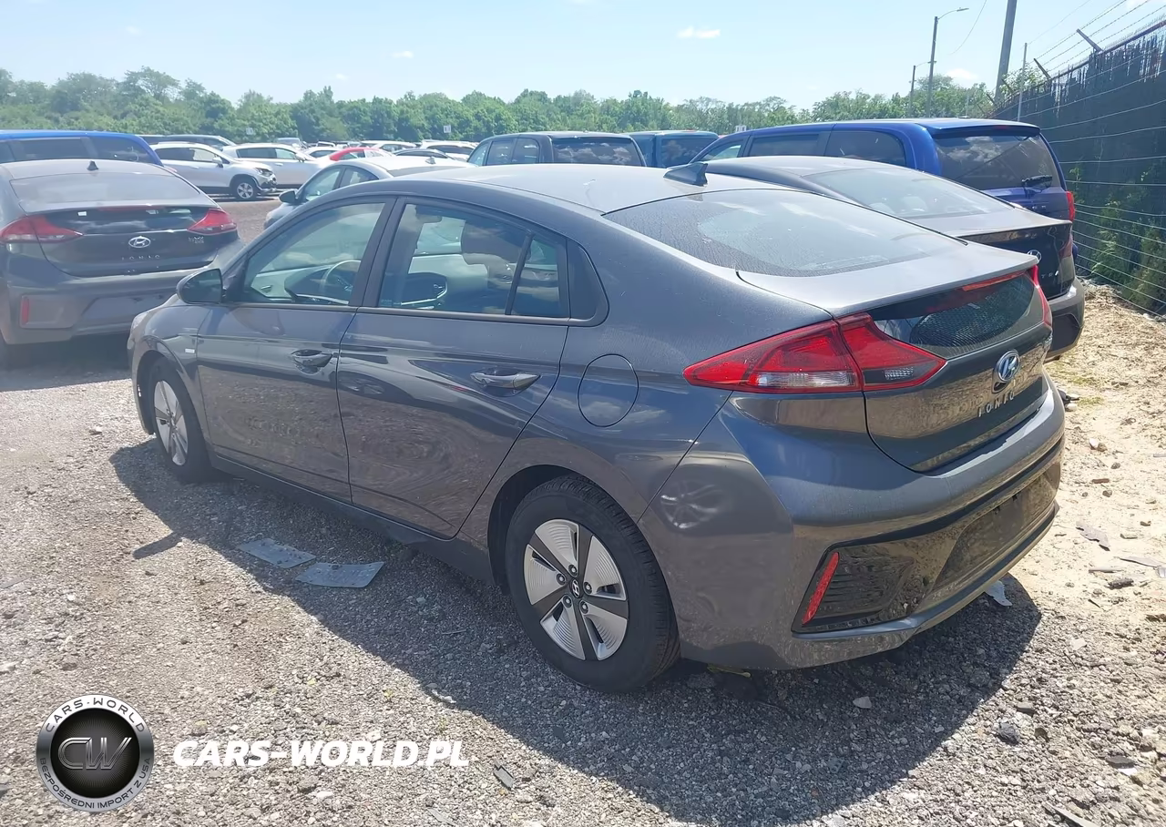 2018 Hyundai Ioniq Hybrid Blue VIN:KMHC65LCXJU076023 - 3