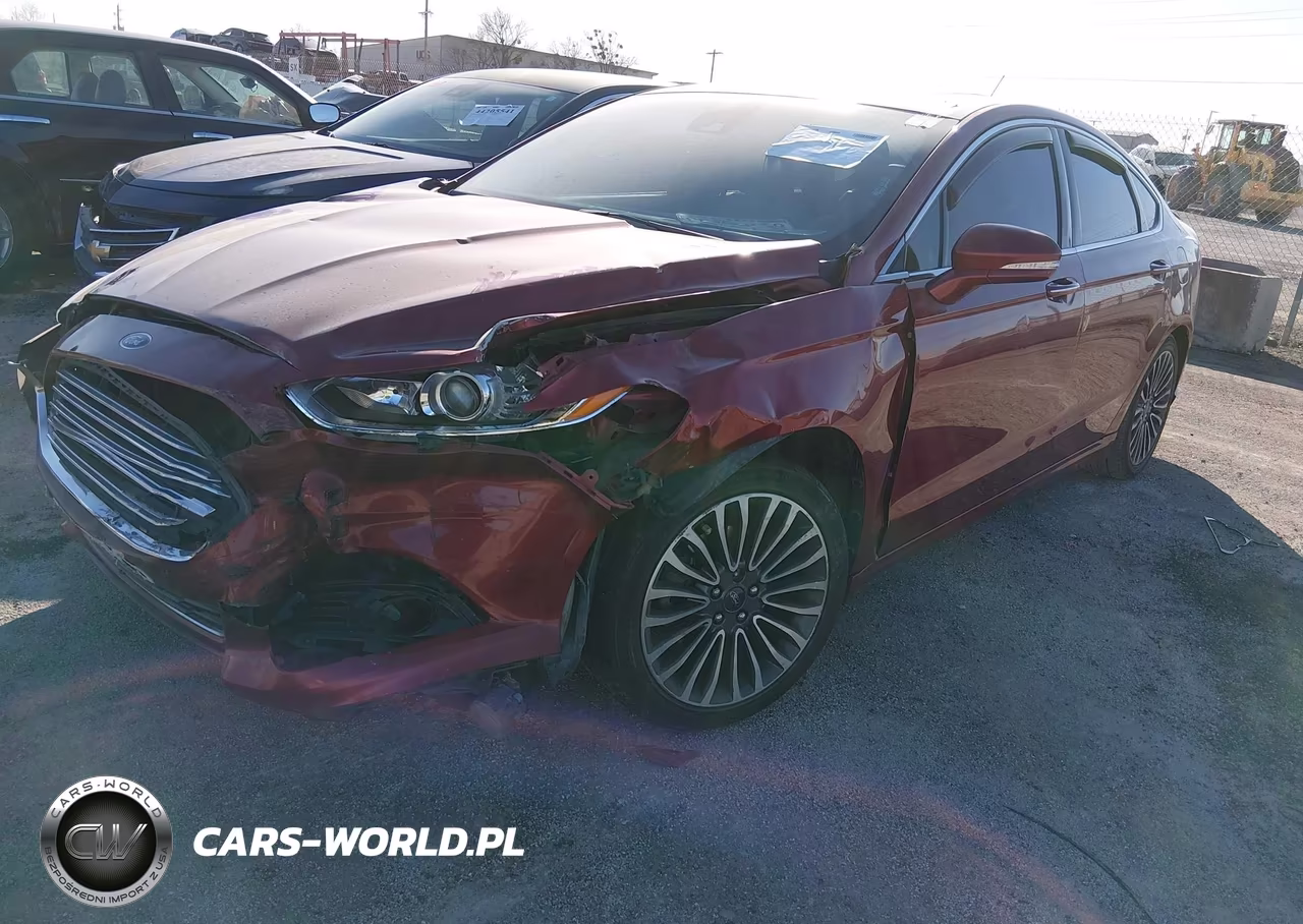 2016 Ford Fusion Titanium VIN:3FA6P0K96GR366322 - 2