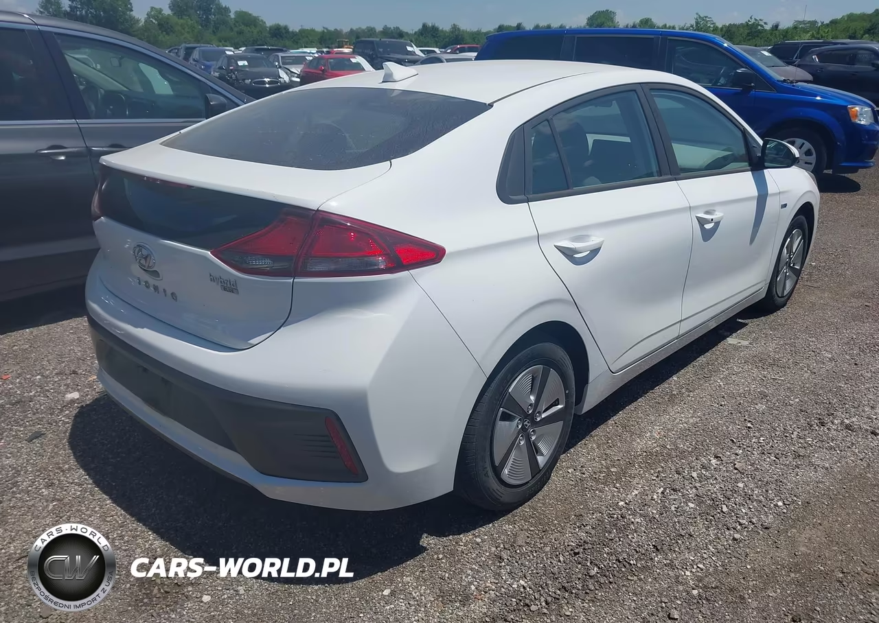 2020 Hyundai Ioniq Hybrid Blue VIN:KMHC65LC3LU219980 - 4