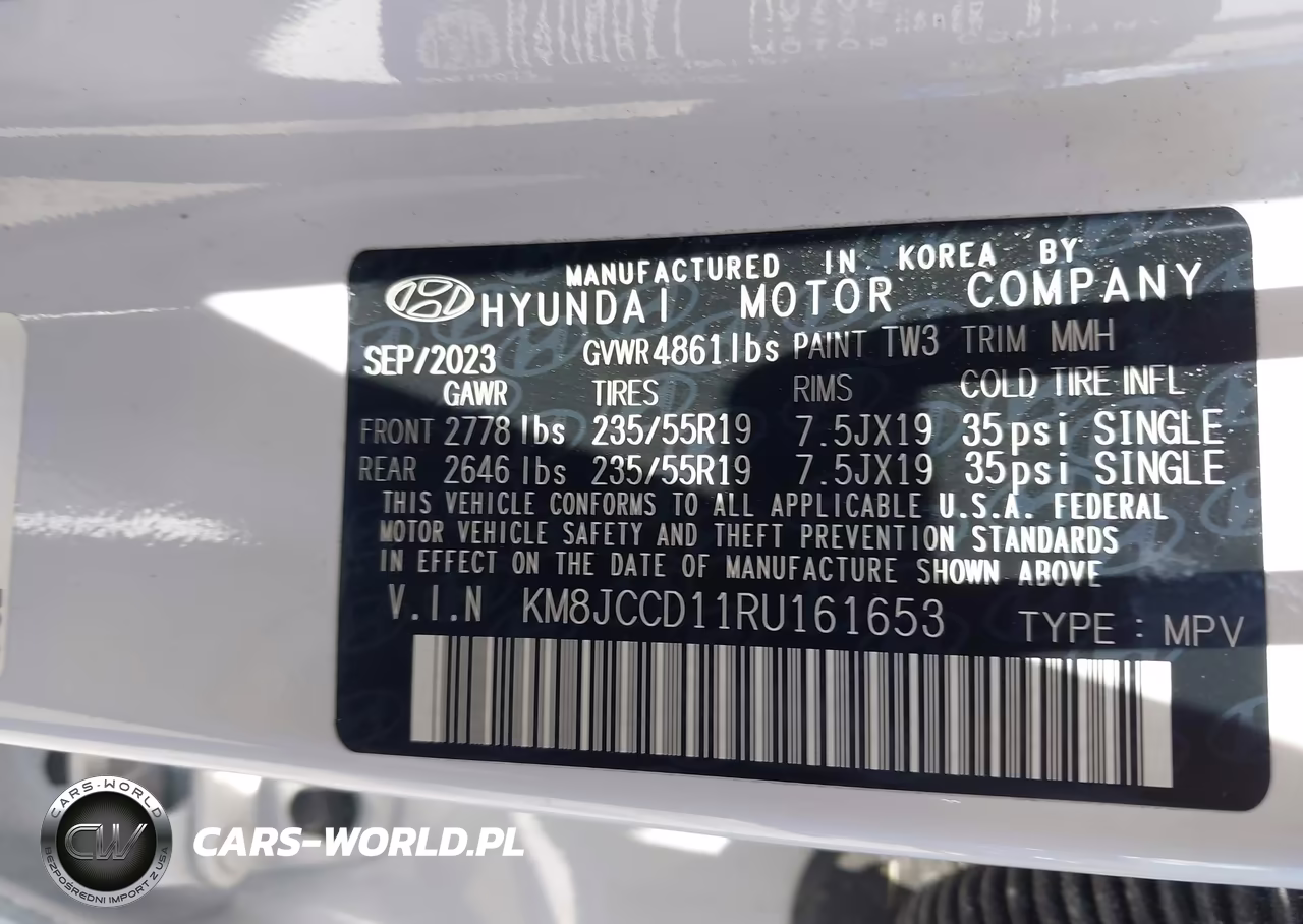 2024 Hyundai Tucson Hybrid Sel Convenience VIN:KM8JCCD11RU161653 - 9