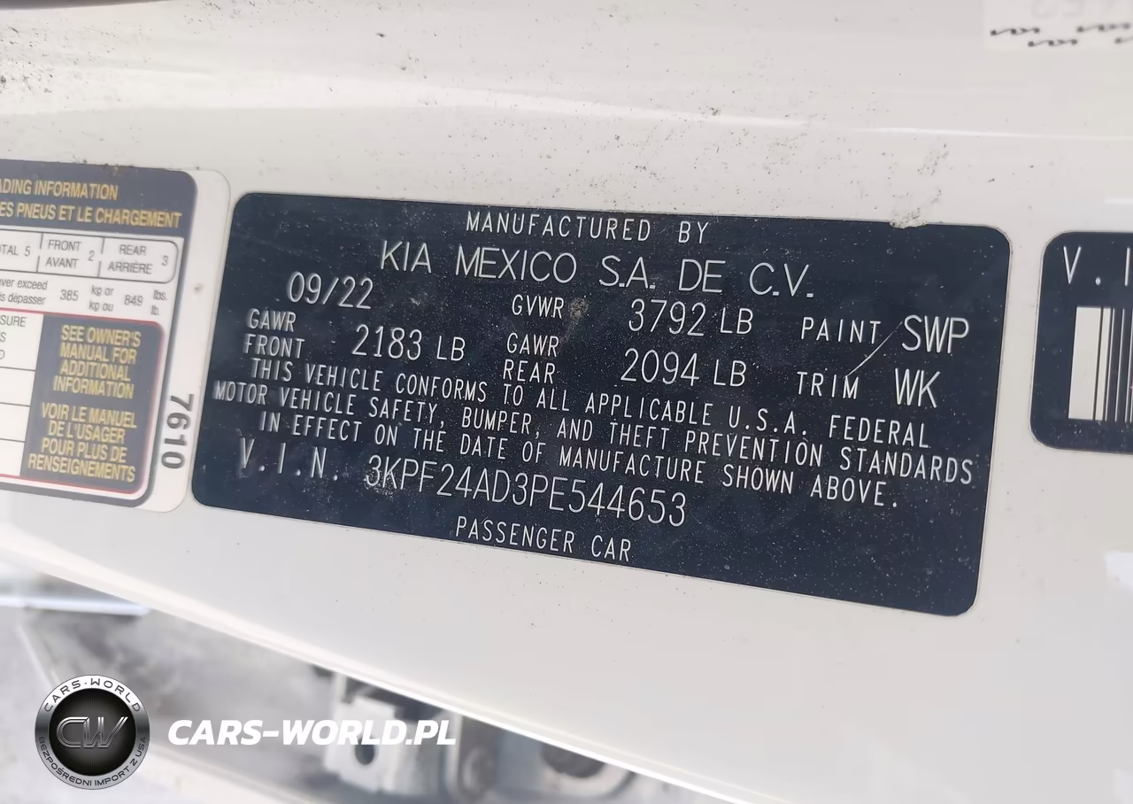 2023 Kia Forte Lxs VIN:3KPF24AD3PE544653 - 9