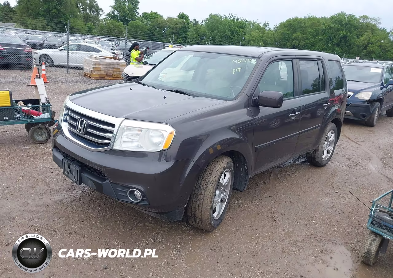2013 Honda Pilot Ex-L VIN:5FNYF4H52DB045411 - 2