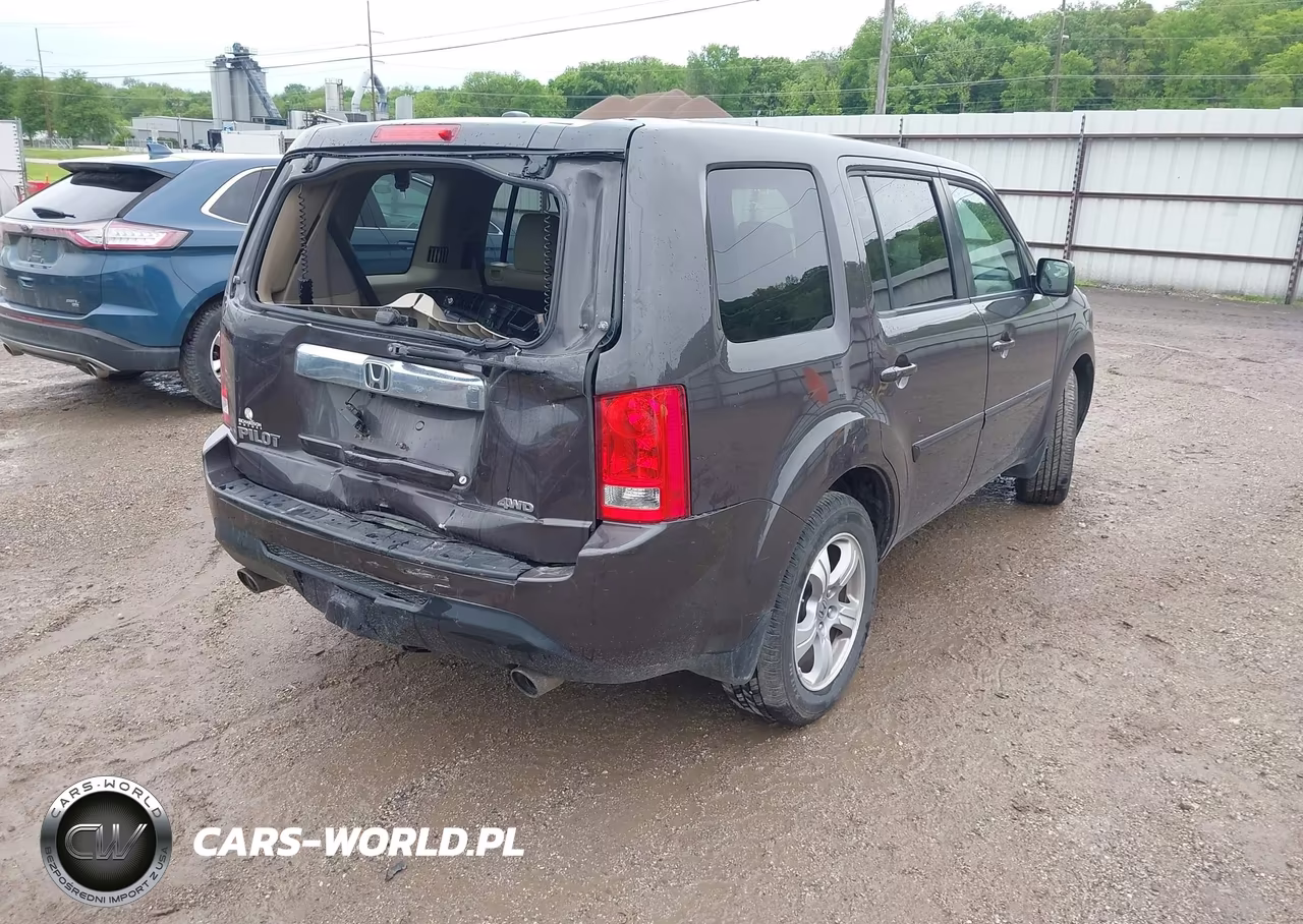 2013 Honda Pilot Ex-L VIN:5FNYF4H52DB045411 - 4