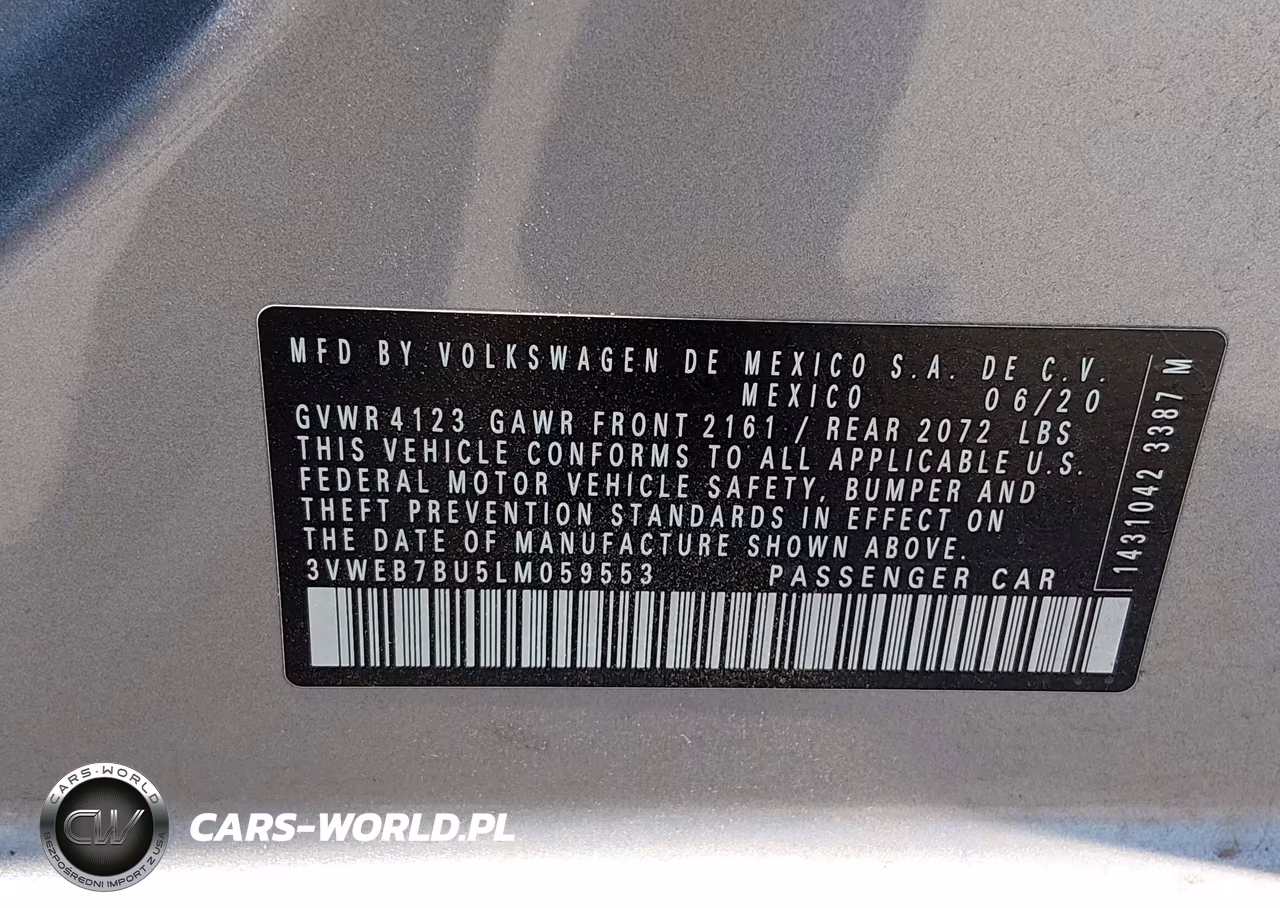 2020 Volkswagen Jetta 1.4T Sel VIN:3VWEB7BU5LM059553 - 9