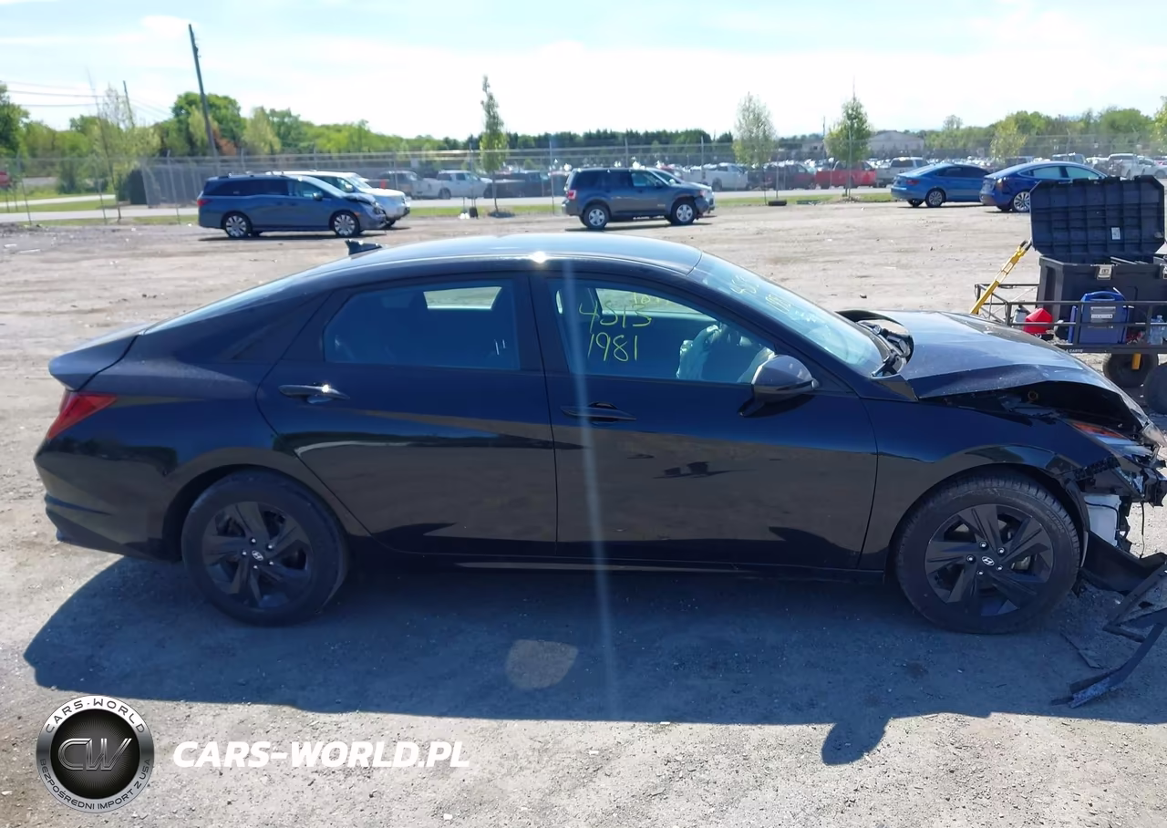 2023 Hyundai Elantra Hybrid Blue VIN:KMHLM4AJXPU058440 - 14