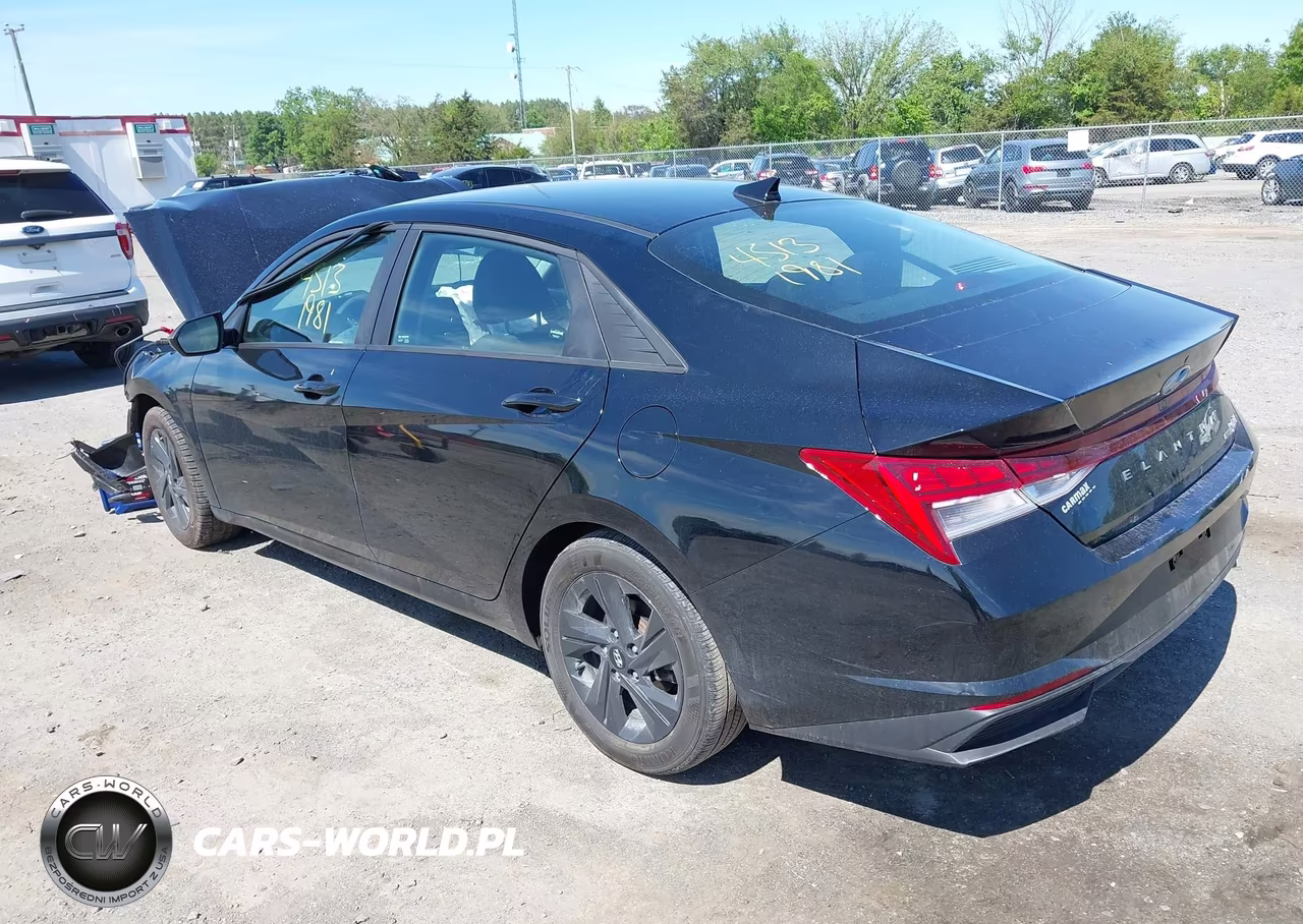 2023 Hyundai Elantra Hybrid Blue VIN:KMHLM4AJXPU058440 - 3