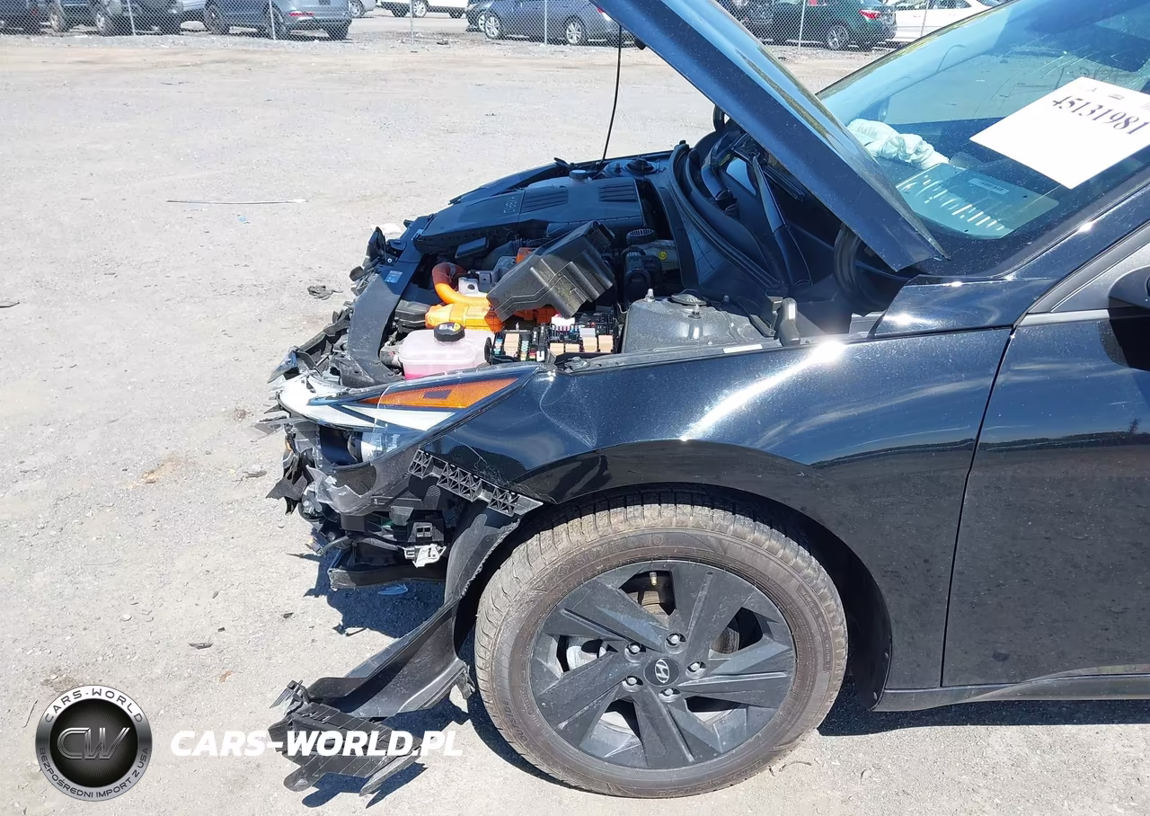 2023 Hyundai Elantra Hybrid Blue VIN:KMHLM4AJXPU058440 - 6
