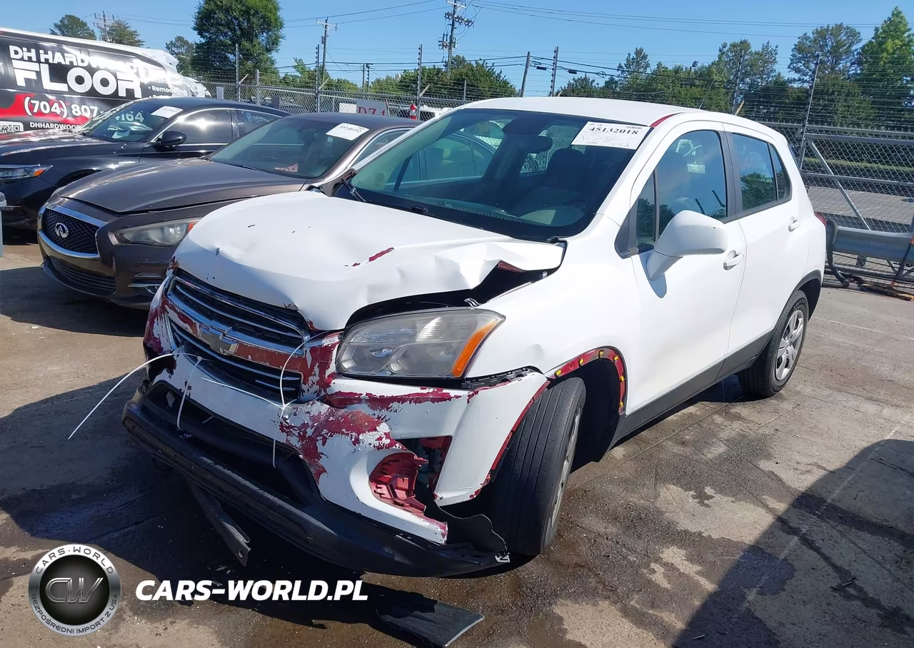 2015 Chevrolet Trax 1Ls VIN:KL7CJKSB6FB262233 - 2