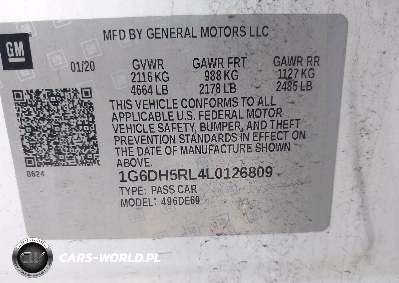 2020 Cadillac Ct4 V-Series VIN:1G6DH5RL4L0126809 - 9