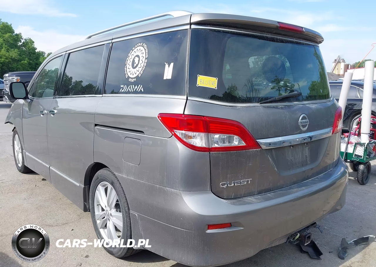 2013 Nissan Quest Sl VIN:JN8AE2KPXD9060594 - 3